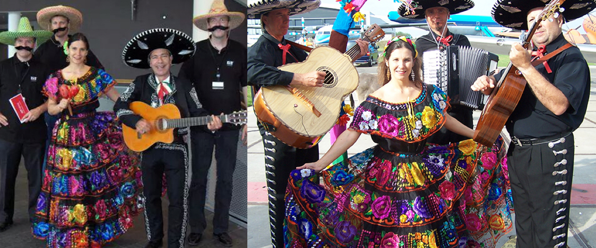 Vuurshow Mexicaanse Feest